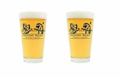 Firestone Walker Signature Pint Glass - Beer Before Glory - Set Of 2 • $21.95
