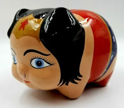 Wonder Woman Themed Slotted Top Ceramic Coin Bank • $39.99