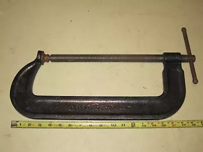 Antique Hargrave No. 44 Welding Clamp 12  C-CLAMP WELDING/Wood Working USA • $49.95