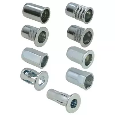 M5 (5mm) X 0.80 Pitch Metric Coarse NUTSERTS Rivnut Insert ZINC PLATED • $5