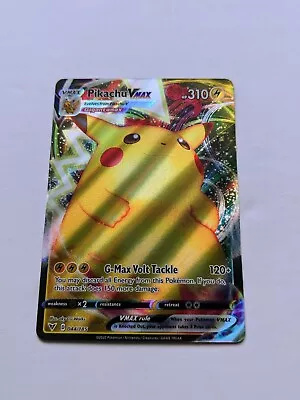 $4.99 • Buy 044/185 Pikachu VMAX Pokemon Sword & Shield Vivid Voltage Ultra Rare