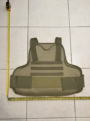 Medium Tactical Body Armor Plate Carrier Lvl II Bulletproof Vest W/ Armor • $129