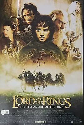 ELIJAH WOOD AUTOGRAPHED LORD OF THE RINGS 11x17 MINI POSTER PHOTO BECKETT COA • £144.62
