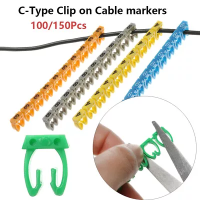 Marker Tool C-Type Identification Sign Tag Box Cable Labels Fiber Organizers • £3.92