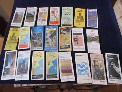 Vintage AAA Michigan City Road Map Lot Of 22   A23 • $24.99