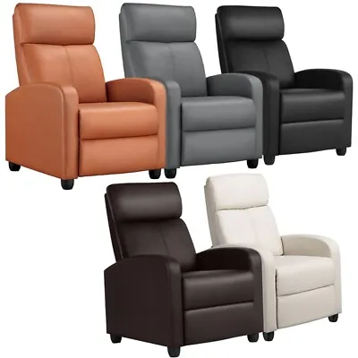 Recliner Chairs Single Modern Reclining Sofas Home Theater Seating Club Chairs • $132.99