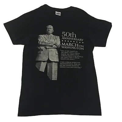 Vintage Martin Luther King Jr. T-Shirt Men’s Small Black History MLK Day 60s USA • $12.99