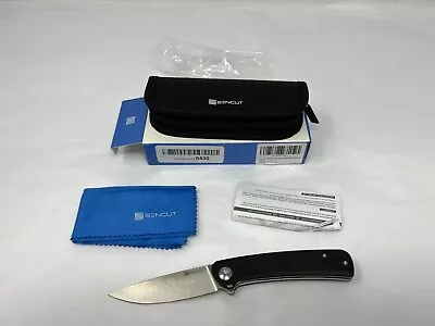 SENCUT Neches Folding Pocket Knife  3.2  10Cr15CoMo Blade Black G10 Handle SA09A • $44.99