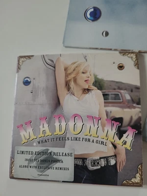 £3.20 • Buy Madonna What It Feels Like For A Girl Australian CD Single Card Slv Poster RARE