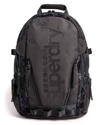 £49.99 • Buy SUPERDRY Backpack/Schoolbag Harbour Tarp Navy M9110126A FREE DELIVERY 