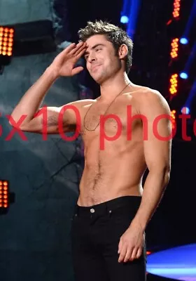 ZAC EFRON #185BARECHESTEDSHIRTLESSbeefcakeneighborshairspray8x10 PHOTO • $11.50