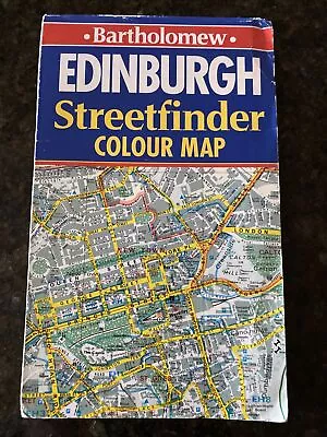 Edinburgh Street Finder Map - Colour - Bartholomew 1995 • £2.50