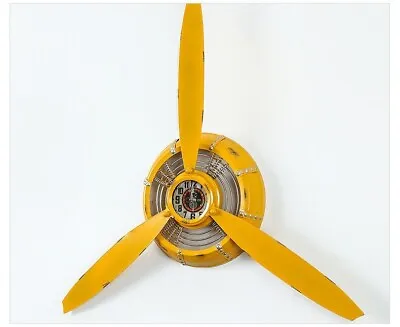 £74.16 • Buy Retro Aircraft Head Wall Clock Ornament Figurine Home Office Decoration Craft S