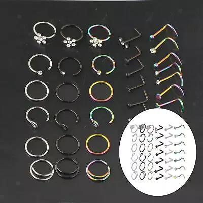 39   Nostril Nose Piercing Jewelry Set For • $10.66