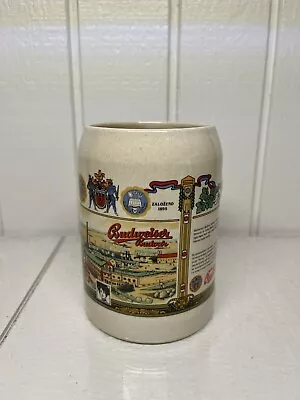 Vintage Budweiser Budvar Beer Stein Mug .5L • $9.99