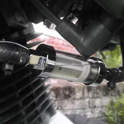 $7.49 • Buy 1/4  5/16  3/8  Universal Inline Fuel Filter Glass Reusable Washable 6/8/10 MM