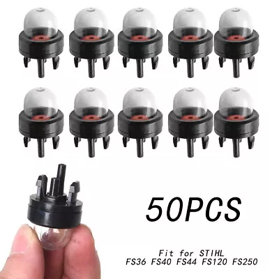 Snap In Primer Pump Bulbs 50Pcs For STHIL Homeliter Ryobi ECHO McCulloch Poulan • $52.21