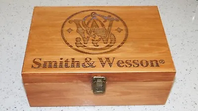 Wood Storage Boxes Gun Case Display Box 10 X7 X4  Birthday Christmas Gift • $79.99