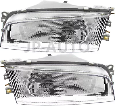 For 1997-2002 Mitsubishi Mirage Headlight Halogen Set Driver And Passenger Side • $76.06