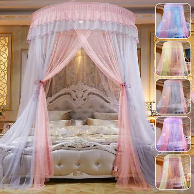 Lace Mosquito Net Bed Canopy Princess Tent For Twin Full Queen King Bed US • $35.99