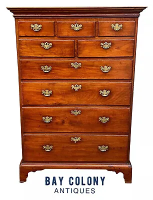 18th C Antique Pennsylvania Walnut Chippendale Chest Of Drawers / Dresser • $5850