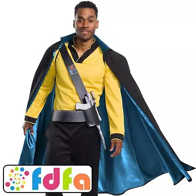 Rubies Official Star Wars Lando Calrissian Mens Fancy Dress Costume New • £32.99