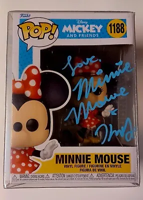Kaitlyn Robrock Signed  Mickey And Friends  Minnie Mouse#1188 Funko Pop! JSA COA • $189.99