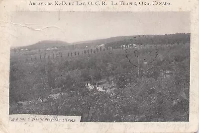 1915 Vue à Vol D'oiseau Abbaye De N.D. Du Lac O.C.R. La Trappe Oka (24.232) • $3.62
