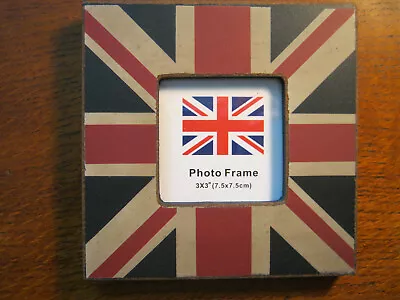 Union Jack Photo Frame - 7.5 X 7.5cm. • £4.95