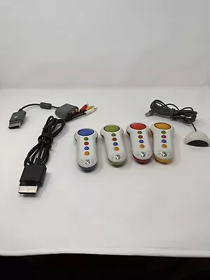 Lot Of 4 Xbox 360 SCENE IT Wireless Big Button Controllers With Receiver • $9.44