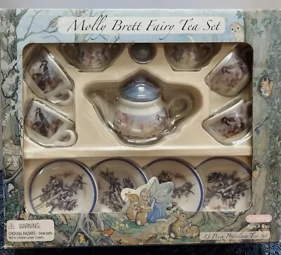 Molly Brett Fairy Tea Set 13-Piece Porcelain Ages 8+ By Schylling New In Box • $19.99