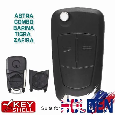 2 Button Rmote Key Shell Case Fob To Suit Holden Astra Combo Barina Tigra Zafira • $14.80