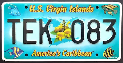 ST. THOMAS US Virgin Islands 2005 LICENSE PLATE ~ America's Caribbean USVI • $24.50