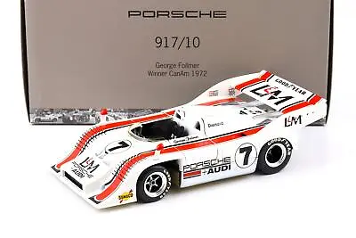 1:18 Minichamps Porsche 917/10 George Follmer Gangant Canam 1972 Wap Dealer • $326.47