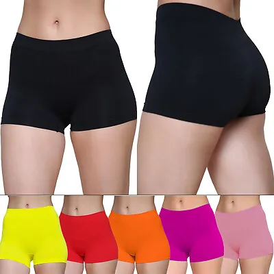 Womens Boxer Shorts Hot Pants Ladies Soft Knickers Underwear Boxers Pants S - XL • £9.99