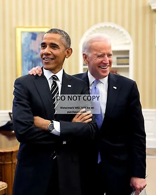 President Barack Obama Jokes With Joe Biden - 8x10 Photo (cc-078) • $8.87