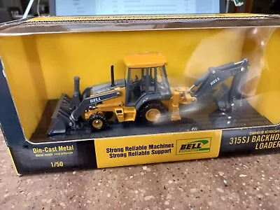 Bell 315SJ Backhoe Loader 1/50 Scale New In Box Ertl 15850 • £23