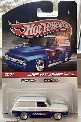 Hot Wheels Slick Rides Custom '69 Volkswagen Variant 2009 Blue • $22