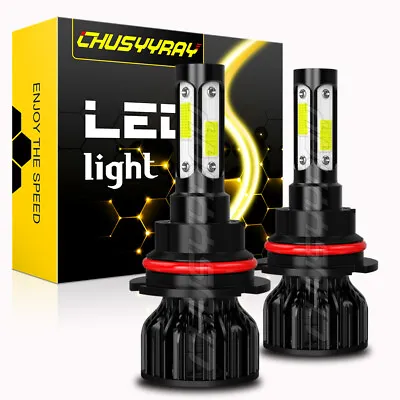 4-Side LED Headlight Bulb 9007 High Low Beam For Ford F350 Super Duty 1999-2004 • $15.99