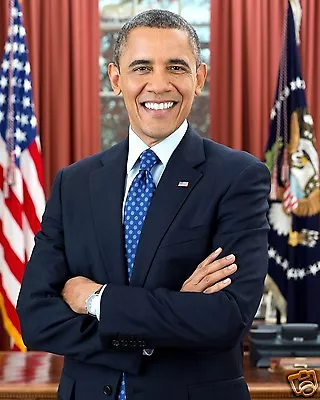 President Barack Obama 2nd Term Official Portrait 8 X 10 Photo Picture M1 • $9.99