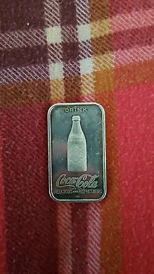 1976 Louisville Edition **75 Years Of Coca-cola** 1 Oz .999 Silver Bar • £50
