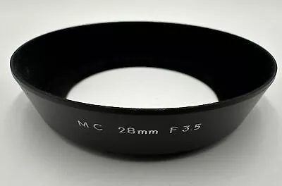 Minolta 55mm Lens Hood Metal Screw In For MC 28mm F3.5 Lens • $25.50