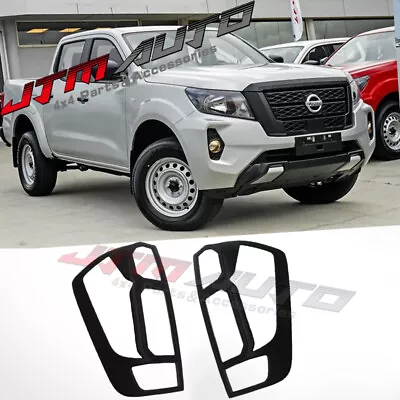 MATT Black Tail Light Cover Trim To Suit Nissan Navara NP300 D23 SL 2021+ • $40.50