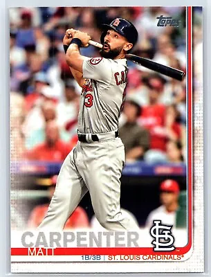 2019 Topps Series 1 Base #84 Matt Carpenter - St. Louis Cardinals • $1.49