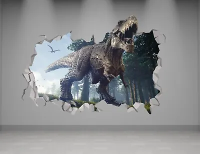 T-Rex Dinosaur Sticker Peel And Stick Wall Decal Big Angry Dino Decoration Art  • $66.90