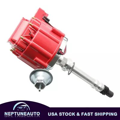 Racing Distributor W/ 65K Coil For Chevy V8 HEI 454 SBC BBC Swap 7500RPM-350 • $48.95