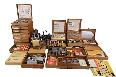Kingsley M-75 Hot Foil Stamping Machine W/ TONS Of Accessories Type Sets Rolls • $1529.99