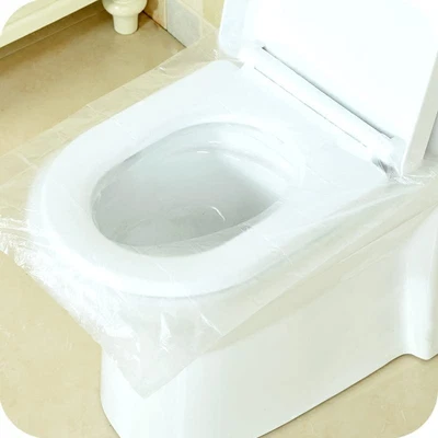 £7.79 • Buy Disposable Toilet Seat Covers Plastic, Antibacterial Waterproof Portable Potty