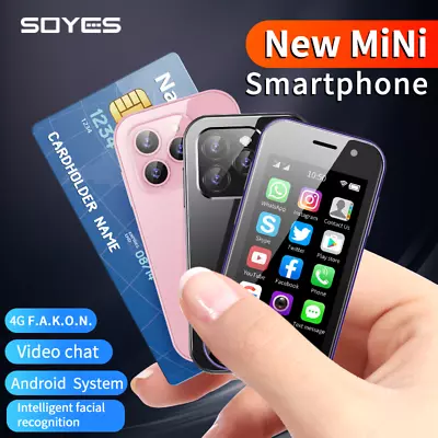 Unlocked SOYES XS14 Super Mini 4G LTE Samsrtphone Android 9.0 Phones Dual Sim • $125.39