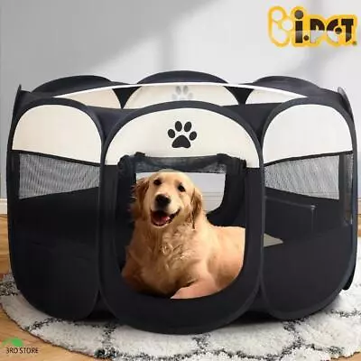 I.Pet Pet Dog Playpen Enclosure Crate 8 Panel Play Pen Tent Bag Fence Puppy 3XL • $60.20